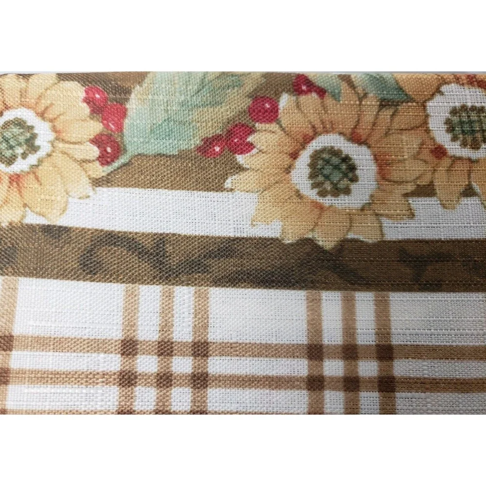 Printed Linen Tablecloth 60